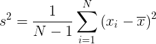 varianza de la muestra