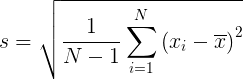 Standardabweichung der Probe